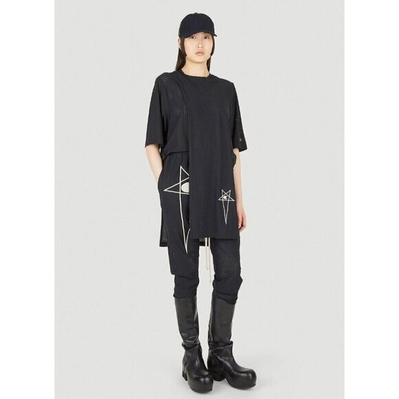 Rick Owens x Champion Embroidered Mesh Track Pants XS 2 New Co-lab Pentagram - Picture 6 of 14